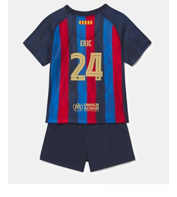 Barcelona Eric Garcia #24 Hjemmedraktsett Barn 2022-23 Kortermet (+ Korte bukser)
